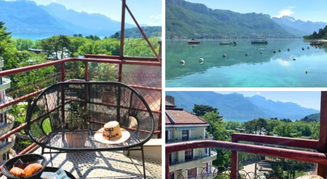 Апартаменты Up there "apartment 200m from the lake terrace lake view