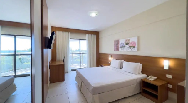 Двухместный номер Standard с балконом и с видом на море Praiamar Natal Hotel