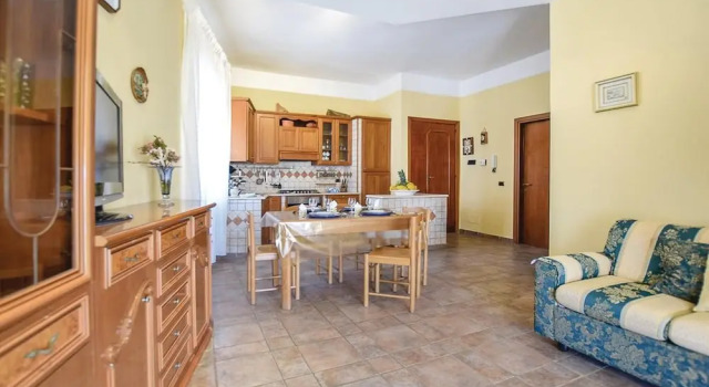 Apartment With one Bedroom in Santa Maria di Castellabate, With Wonderful sea View, Enclosed Garden and Wifi - Near the Beach