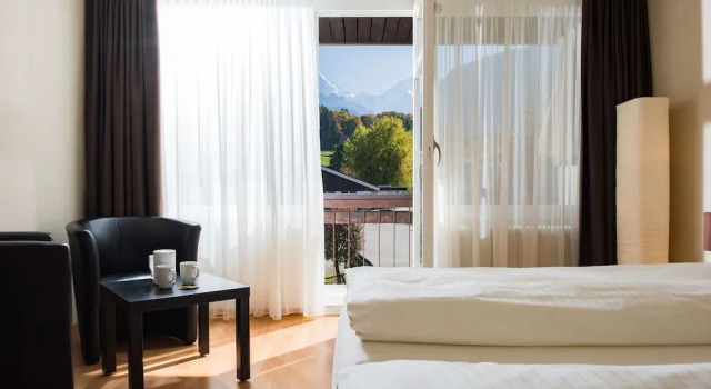 Двухместный номер Standard с видом на горы Jungfrau Hotel Annex Alpine-Inn