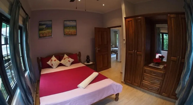 Семейные апартаменты с балконом и с частичным видом на океан Belle Montagne Holiday Apartments