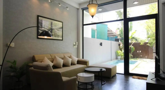 Tehya pool house 3 Bedrooms- My Khe Beach, Prenota Hotel Hotel a Da Nang con parcheggio, Parcheggio