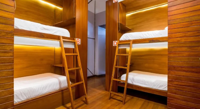 Кровать в общем номере Solera House Adventure Hostel