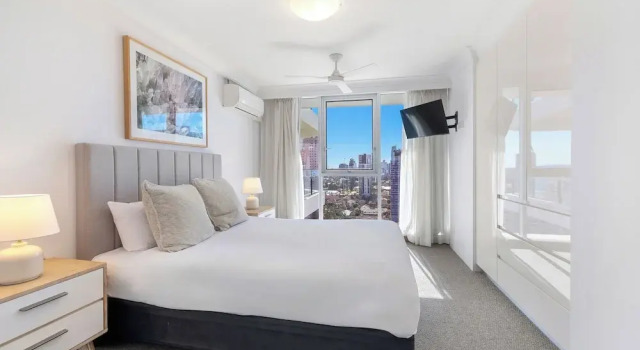 Апартаменты с 2 комнатами с балконом и с видом на океан ULTIQA Beach Haven on Broadbeach