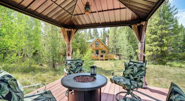 Коттедж 24str-00023 Fairplay Cabin w/ Hot Tub on 4 Acres!