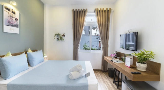 Двухместный номер Deluxe с видом на город The Green House Da Lat