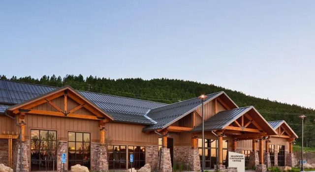 Кровать в общем номере The Lodge at Deadwood