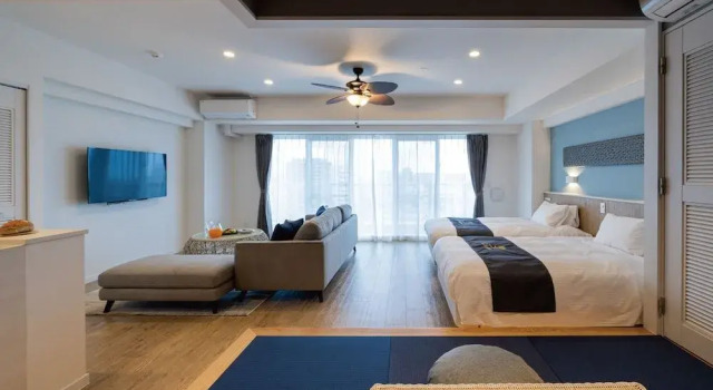 Aqua Palace Chatan by Coldio Premium, Rezervovat Apartmán Apartmány v Okinawa, Apartmán