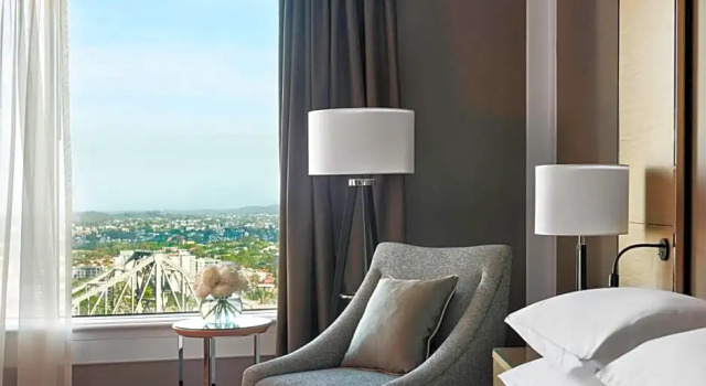 Двухместный номер with Story Bridge view Brisbane Marriott Hotel