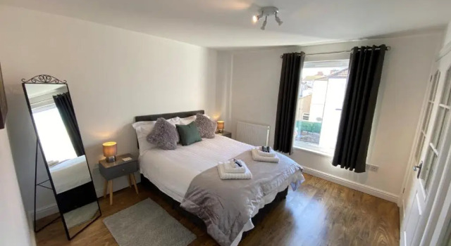 Апартаменты Eastcliffe Penthouse, 2 beds & bathrooms with parking