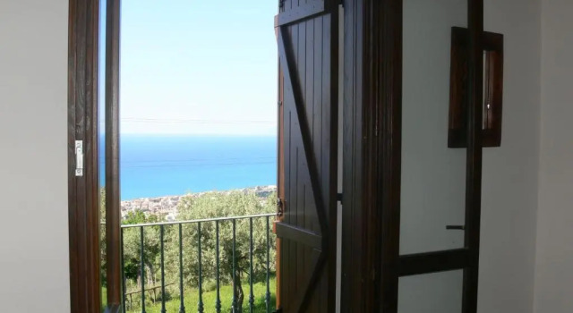 Двухместный номер Deluxe с балконом и с видом на море Agriturismo Serre
