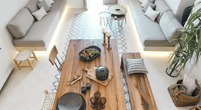 Люкс с 2 комнатами с видом на окрестности White & Co. La Torre Suites