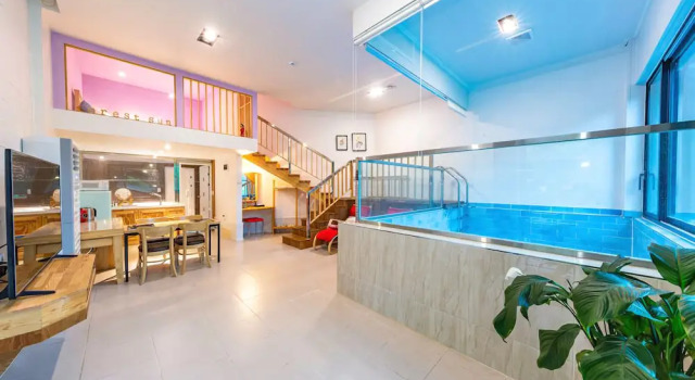 Gapyeong FS Pool Villa, Забронировать Вилла СПА-отели Капхён, рядом с Сад утреннего спокойствия, SPA-услуги