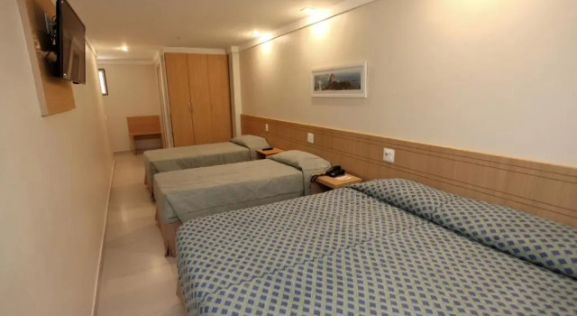 Четырёхместный номер Standard Fluminense Hotel