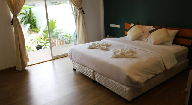 Deluxe Doppel Zimmer mit Balkon Acqua Blu Rasdhoo