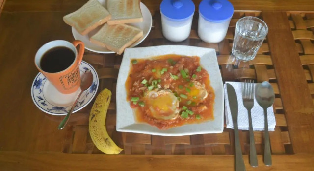 Кровать в общем номере BANAUE EVERGREEN HOSTEL AND RESTAURANT