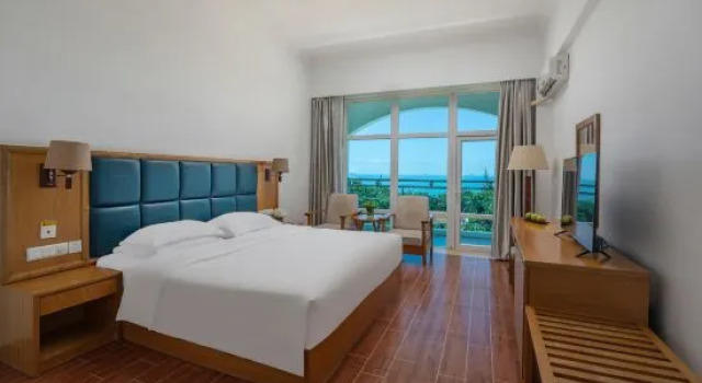 Двухместный номер Deluxe с видом на море Курорт Sanya Huayuan Hot Spring Seaview