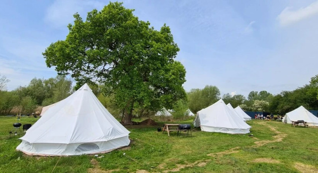 8 Meter Bell Tent - Up to 12 Persons Glamping