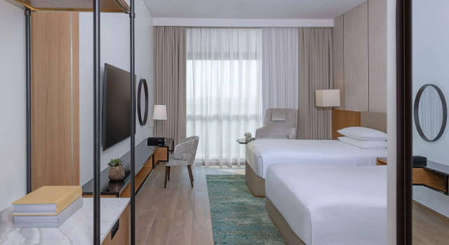 Twin Club room Hyatt Regency Oryx Doha
