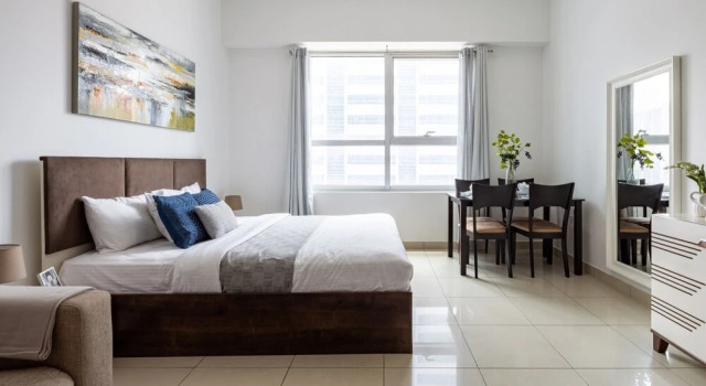 Light and Modern Studio in Jlt! Sleeps 3!, Забронировать Апартаменты/квартира Апартаменты Эмирата Дубая, рядом с Dubai Marina Yacht Club, Апартаменты/квартира
