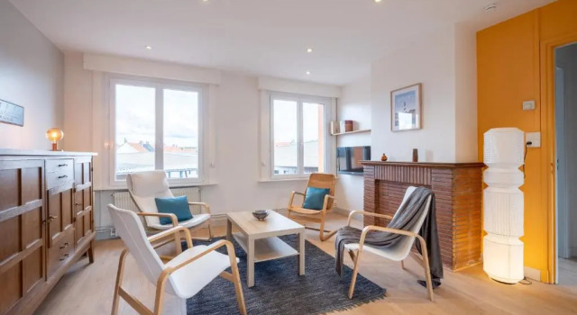 Апартаменты Appartement La Rafale - accès privé plage - jardin - arrivée autonome