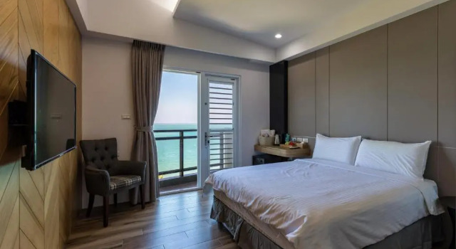 Двухместный номер Standard с балконом и с видом на море Jia Xiang Lin Guan Hai Homestay 2