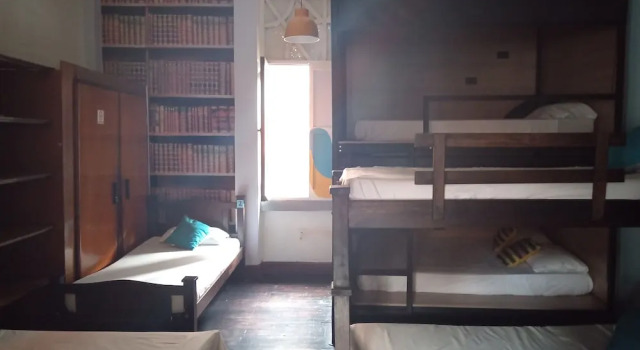 Кровать в общем номере Casona Don Juan Hostel
