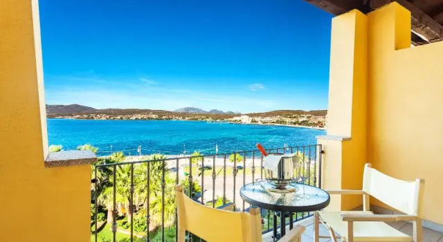 Двухместный номер Executive с балконом и с видом на море Hotel Villa Margherita