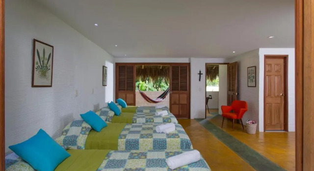 Standard quadruple chambre Hotel Cinaruco Caney