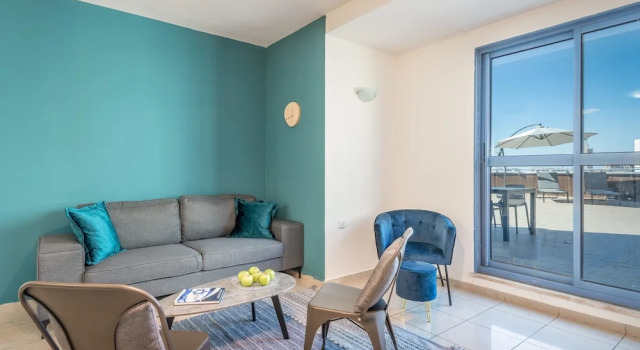 Номер Royal Пентхаус с балконом Magical Penthouse Center Jerusalem