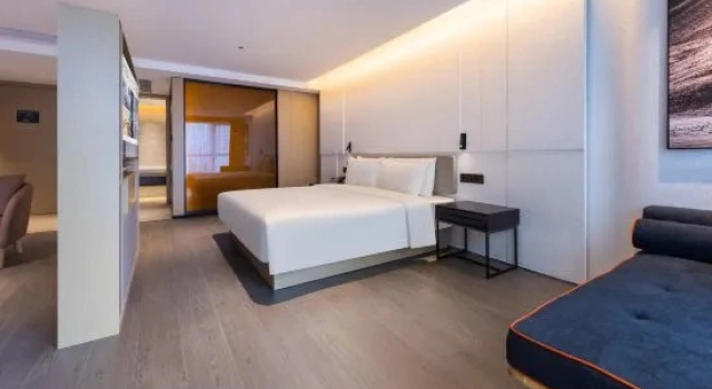 Двухместный семейный люкс Atour Hotel Zhongshan Nantou Haiya Colorful City