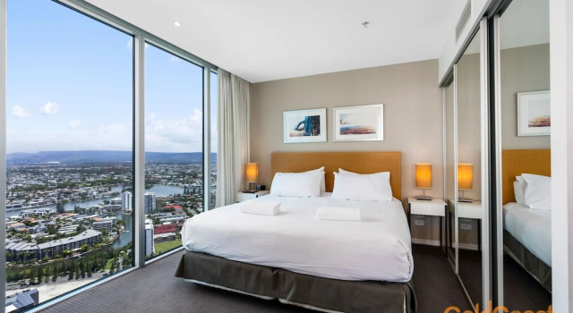 Двухместные апартаменты Пентхаус с видом на океан Gold Coast Private Apartments - H Residences, Surfers Paradise