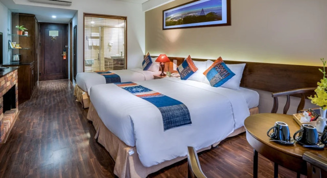 Семейный номер Deluxe с видом на горы Amazing Hotel Sapa