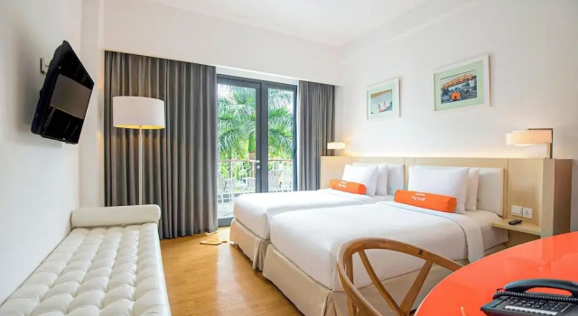 Standard huone parvekkeella HARRIS Hotel & Conventions Malang