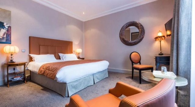 Двухместный номер Standard с видом на сад Hotel Le Cottage Bise
