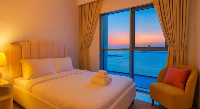 Private Beach | Luxury | No Camels, Забронировать Апарт-отель Апарт-отели Эмирата Дубая, рядом с Парашютный центр «Скайдайв Дубай», Апарт-отель