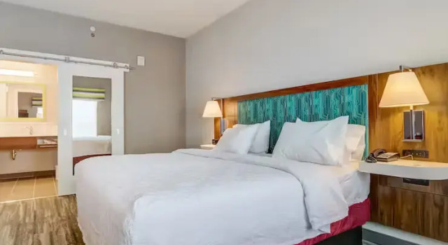 Двухместный люкс Hampton Inn & Suites Cincinnati Midtown Rookwood