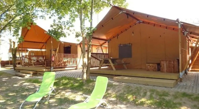 Tente Vue sur la rivière Pension Bomätscher