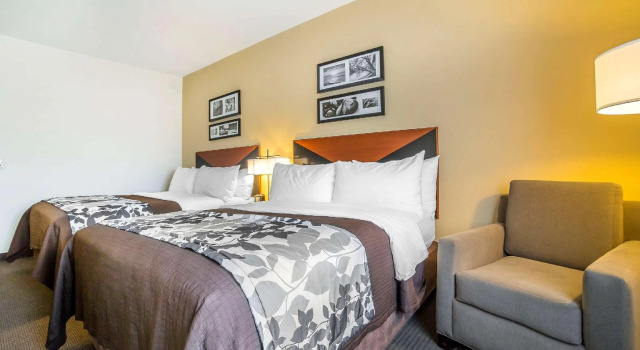 Четырёхместный люкс Sleep Inn & Suites Douglas