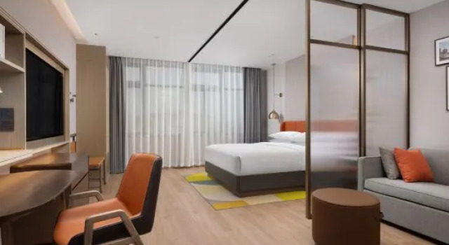 Люкс Deluxe Home2 Suites By Hilton Hotel Guangzhou Baiyun International Airport Branch