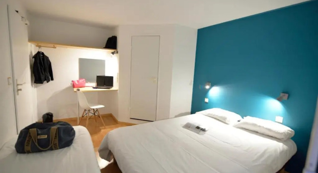 Трёхместный номер Standard Brit Hôtel Essentiel Limoges Nord Calme, Parking gratuit, accès rapide A20