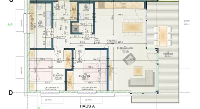 Апартаменты Gartenappartement de Luxe