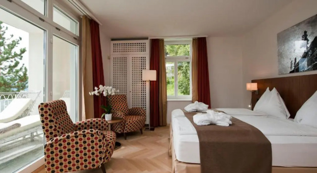 Двухместный номер Deluxe Waldhotel & SPA Davos - for body & soul