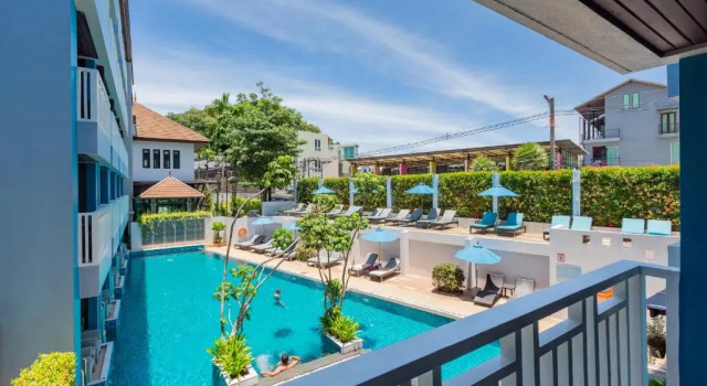 Двухместный номер Deluxe с балконом Blue Tara Hotel Krabi Ao Nang
