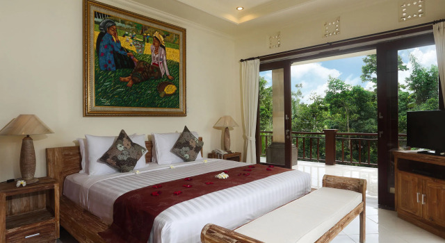 Puri Payogan Villa Ubud, Rezervovat Vila Chaty v Bali, Chalupa