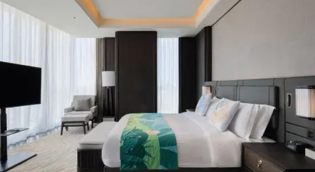 Семейный люкс с видом на море White Swan Hotel Shantou