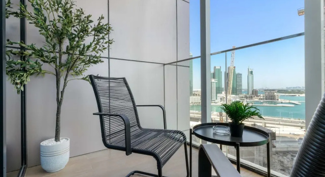 Студия Silkhaus Stylish Studio With Balcony 2 Min to Adgm in Al Maryah Vista