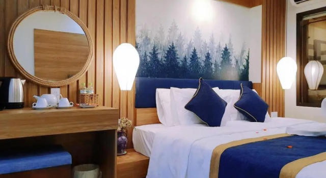 Двухместный номер Deluxe с балконом и с видом на город Southern Hotel Hoi An