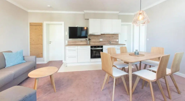 Апартаменты с 3 комнатами с балконом Appartementhaus Zum Strandkorb