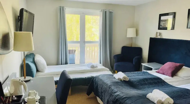 Habitación doble familiar Estándar con balcón Hankø Hotell & Spa